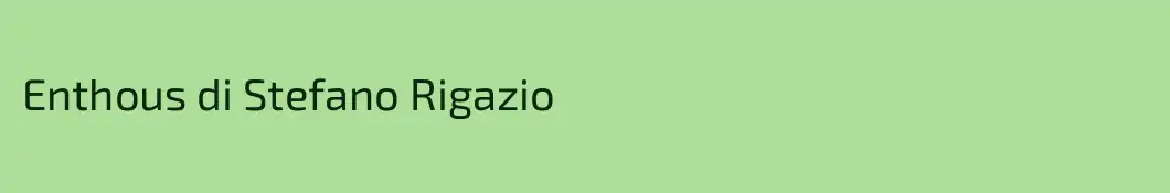 Enthous di Stefano Rigazio